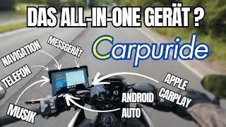 ANDROID AUTO / APPLE CARPLAY auf jedem Motorrad | Testvideo Carpuride W502 S Pro