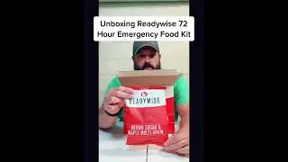 Readywise 72 Hour Emergency Food Supply Kit unboxing & taste test