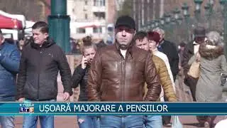 UȘOARĂ MAJORARE A PENSIILOR