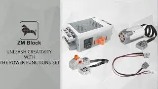 HowTo Use Power Function Motor Set 4 Pieces Compatible with Lego - English