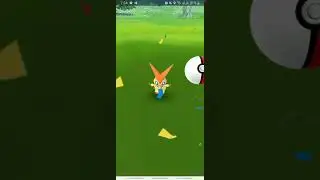 Catching victini in pokemon go! 🥰🥰🥰🥰🥰🥰🥰