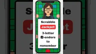 Scrabble Tips: 3-Letter Words Ending in J #scrabble #scrabbletips  #scrabblego