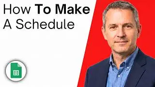 How To Make A Schedule In Google Sheets