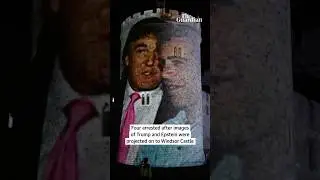 Four arrested after Trump-Epstein images projected on to Windsor Castle