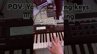 #POV You&rsquo;re playing keyboards 🎹 in a wedding #keyboardist #musician #piano