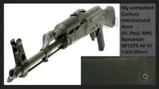 Tactical mod of my Romanian GP-1975 AK-47