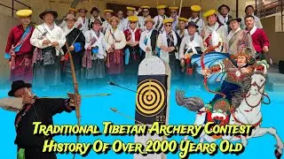 Traditional Tibetan Archery Contest from Centuries Nepal Mangyul kyidrong kyidug | Tibetan Youtuber