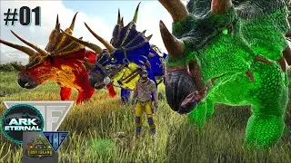 New Ark Adventure!  Eternal-ly Lost E01 Ark Survival Evolved - Ark Eternal - Parados - Lost Island