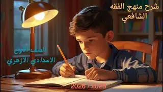 الدرس الثاني أحكام الطهارة والمياة  الصف الأول الاعدادي الأزهري  فقه شافعي