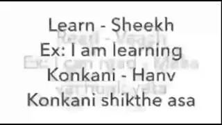 Learn Konkani (Mangalorean) 05