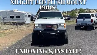 NILIGHT FLUSH MOUNT LED PODS INSTALL!