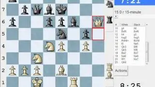Sicilian: Najdorf, 7...Be7 main line (B99) : LIVE Rapid (Speed) Chess #3 vs dteodori86 (1989)