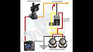 MINI DRIVING LIGHT WITHOUT RELAY SA RAIDER FI/CARB 