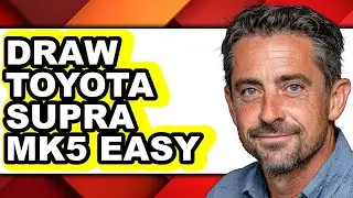How To Draw Toyota Supra Mk5 Easy - Full Guide
