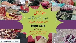 Biggest Branded Sale Amazing Stock Maria B | Suffuse | Crimson | Hussain Rehar | Maryam N Maria