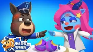 【新劇集】夜市試吃出意外 | 食物過敏 | 水城季🌊 EP09 | 寶寶好習慣 | 動畫 | 卡通 | 安全警長啦咘啦哆