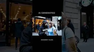 How To Create viral monkey vlog video with ai  #shorts #shortvideo #youtubeshorts #trendingshorts