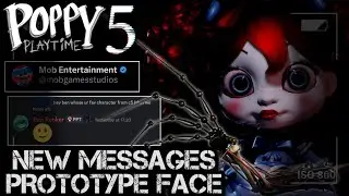 Poppy Playtime, глава 5 &mdash; Новый официальный тизер. Сообщение о загадочном лице | Лицо PROTOTYPE?