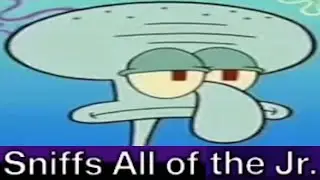 SpongeBob dies, and Loudward can only say Sniffs All of the Jr. (AI Sponge Rehydrated Clip)
