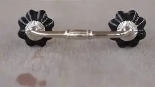 P BPCK 094 Trunk Black Wardrobe Cabinet Handle Pull