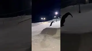 This skiing trick is insane 🔥 | #shorts