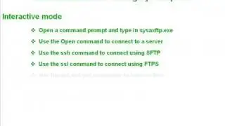 FTP Command Line Tutorial using Sysax FTP Tool