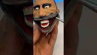 Como hacer skibiditoilet traga cameraman de plastilina, Make #clay #skibiditoilet #cameraman