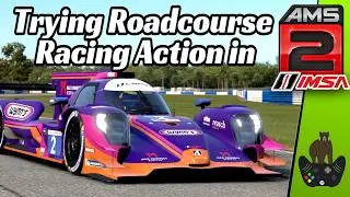 Тестирование гонок IMSA на дорожных трассах в Automobilista 2: реакция на игру от TheCombustionGamer