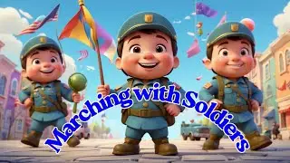 Marching with Soldiers! #soldier #hero #strong #NurseryRhymes #FunnyKidsSong