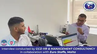 Successfully conducted interview for Malta in collaboration with Euro Staff, Malta