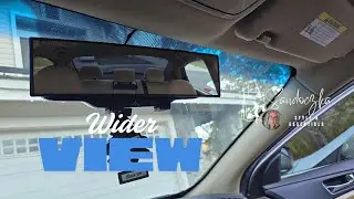 Get a Wider Rear View Instantly | BOOMIBOO Panoramic Mirror for Cars