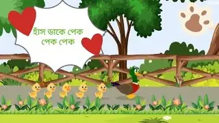 🦆 ডাকে পেক পেক | Duck Sound 🐥 | Funny Kids Short