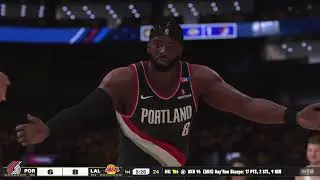 NBA 2K25 (PS5) Simulation: Portland Trail Blazers @ Los Angeles Lakers
