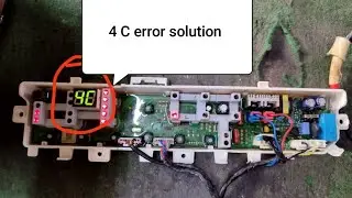 4 C error in samsung washing machine solution