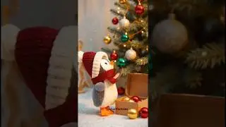 Penguin&rsquo;s Cozy Christmas🥹🎄🐧✨ #penguin #cute #adorable