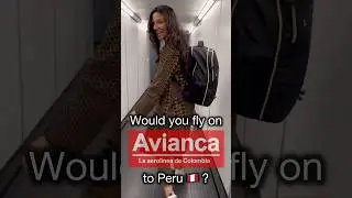 WOULD YOU FLY ON AVIANCA AIRLINES AIRBUS A320 IN ECONOMY SEAT TO LIMA PERU? #travel @avianca