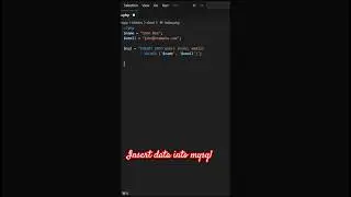 Insert Data into MySQL Using PHP