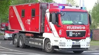 [WALDBRAND IM KREIS VIERSEN] - Einsatzfahrt Bereitschaft 1 der Bezirksregierung Düsseldorf -