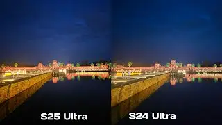 Galaxy S25 Ultra vs Galaxy S24 Ultra - Low Light Comparison(Video)