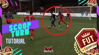 FIFA 21 SCOOP TUTORIAL | HOW TO DO SCOOP TURNS IN FIFA 21 | FIFA 21 TUTORIAL