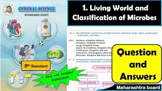 Living World and Classification of Microbes | Question Answers | Class 8 | Chapter 1