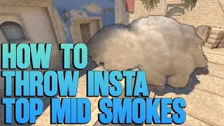 How to Throw Instant Top Mid Smokes on Mirage (CS2)