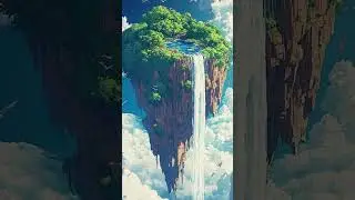 Discover a Magical Floating Island in the Sky | Digital Art