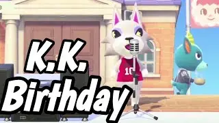 K.K. Birthday : sing by 7 Villagers Animal Crossing Cute moments