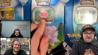 Opening All Three Pokemon GO Gift Tins - Pikachu, Snorlax, Blissey