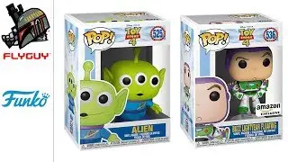 Disney Pixar Toy Story 4 Alien & Floating Buzz Lightyear Funko Pop! Review | By FLYGUY