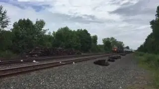 CSX SD70MAC with another cool crew