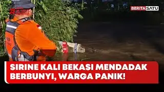 Sirine Kali Bekasi Mendadak Berbunyi, Warga Panik #beritasatu