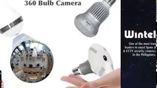 WintelX 360eyes smart home 360 degree Panoramic VR wireless wifi led light bulb ip camera