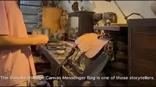 Vintage Canvas Messenger Bag | Danube &ndash; Rugged Charm Meets Everyday Functionality